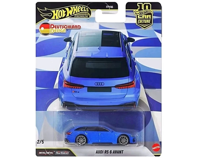 Hot Wheels Premium Car Culture Deutschland Design Audi RS 6 Avant JKF43