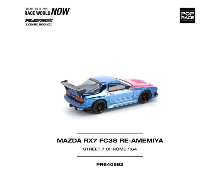 Pop Race Mazda RX7 FC3S RE-Amemiya Street7 Chrome PR640592