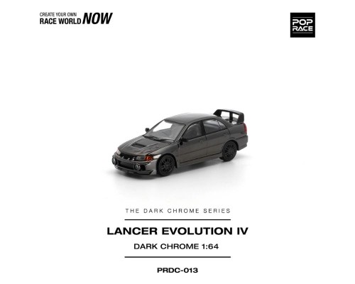 Pop Race Mitsubishi Lancer Evolution IV Dark Chrome PRDC013