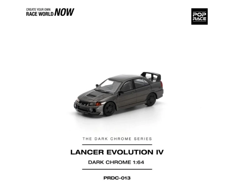 Pop Race Mitsubishi Lancer Evolution IV Dark Chrome PRDC013