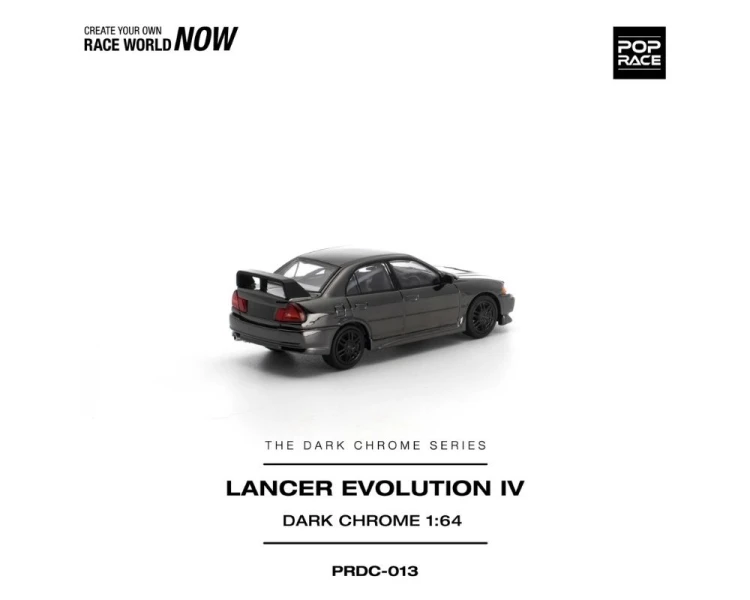 Pop Race Mitsubishi Lancer Evolution IV Dark Chrome PRDC013
