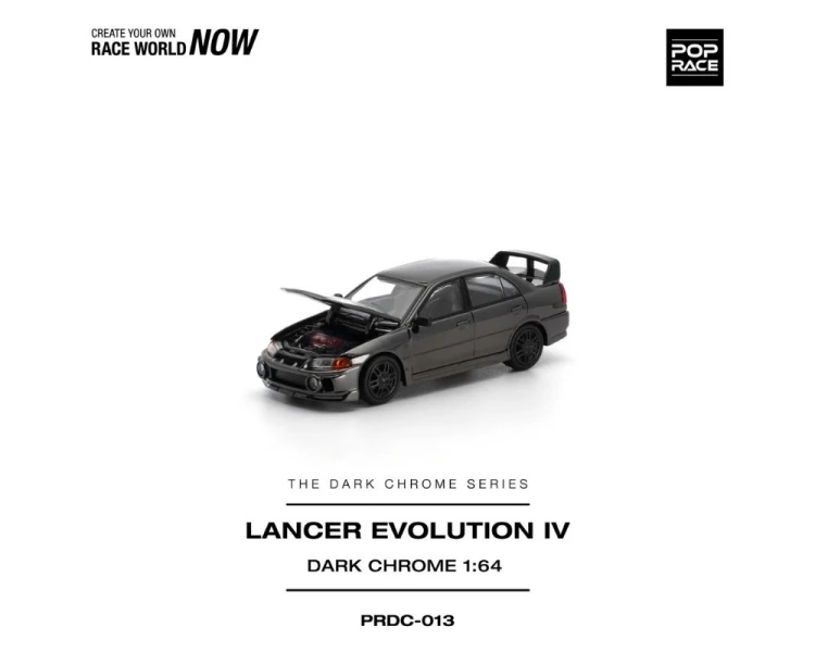 Pop Race Mitsubishi Lancer Evolution IV Dark Chrome PRDC013