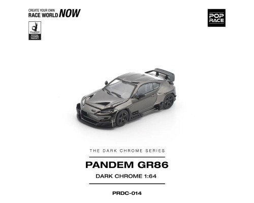 Pop Race Pandem Toyota GR86 Dark Chrome PRDC014