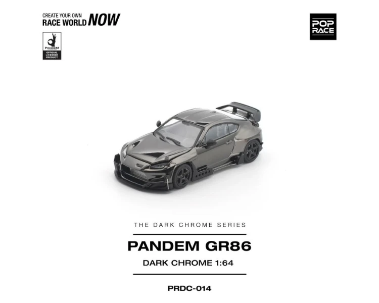 Pop Race Pandem Toyota GR86 Dark Chrome PRDC014