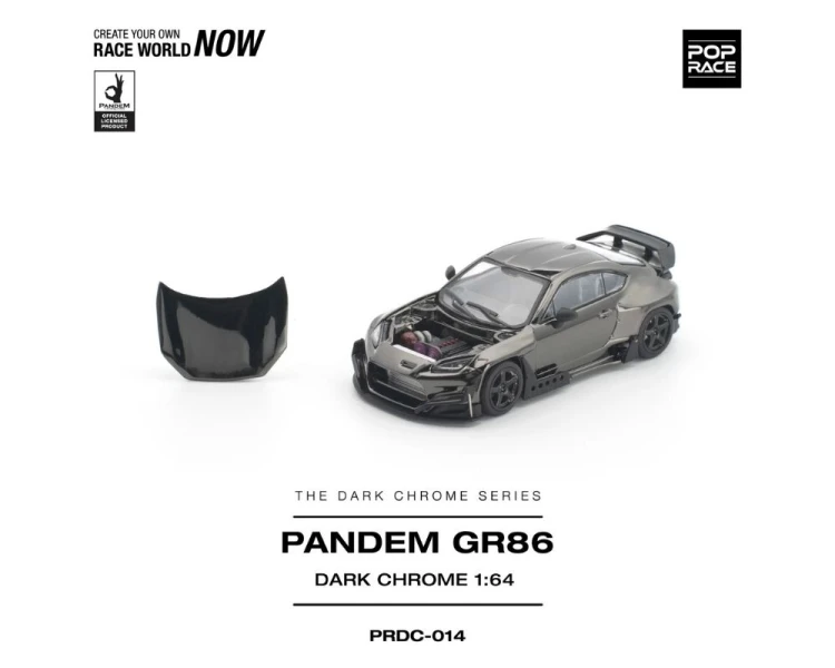 Pop Race Pandem Toyota GR86 Dark Chrome PRDC014
