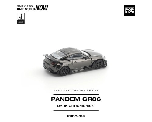Pop Race Pandem Toyota GR86 Dark Chrome PRDC014