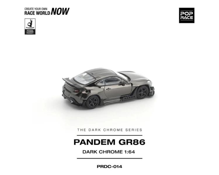 Pop Race Pandem Toyota GR86 Dark Chrome PRDC014