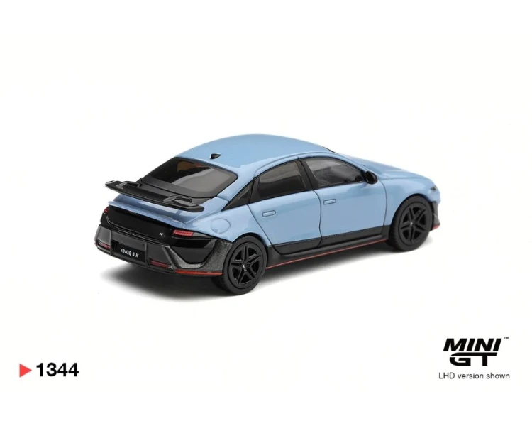 Mini GT #1344 Hyundai Ioniq 6 N Performance Blue Pearl MGT01344