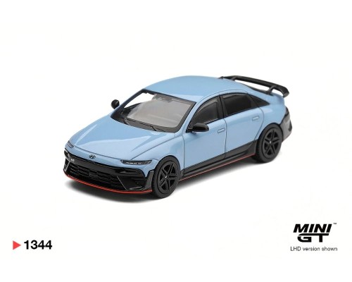 Mini GT #1344 Hyundai Ioniq 6 N Performance Blue Pearl MGT01344