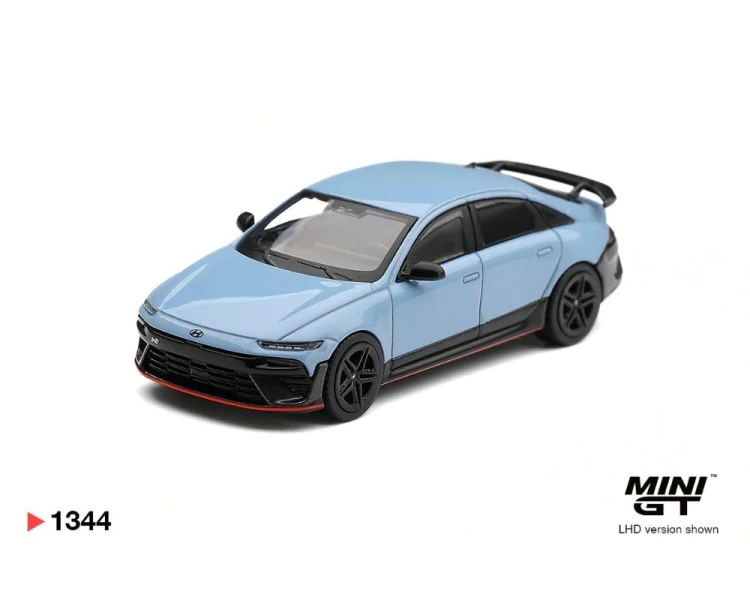 Mini GT #1344 Hyundai Ioniq 6 N Performance Blue Pearl MGT01344