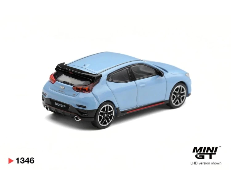 Mini GT #1346 Hyundai Veloster N Performance Blue MGT01346