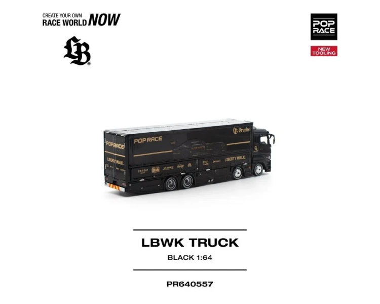 Pop Race LBWK Truck Black Gold PR640557