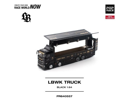 Pop Race LBWK Truck Black Gold PR640557