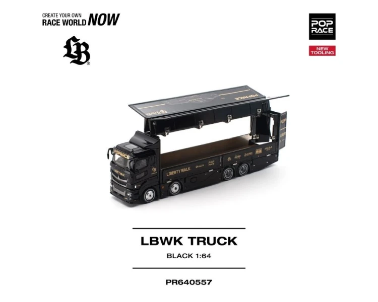 Pop Race LBWK Truck Black Gold PR640557