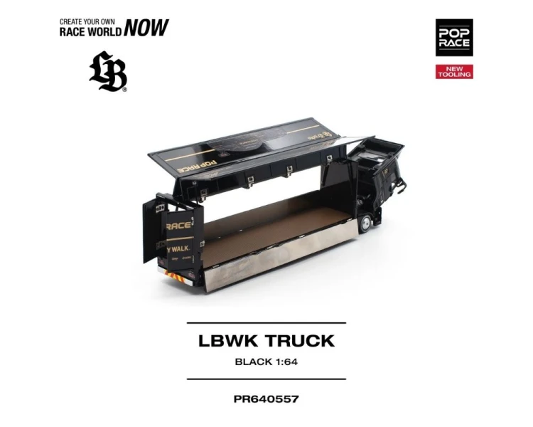 Pop Race LBWK Truck Black Gold PR640557