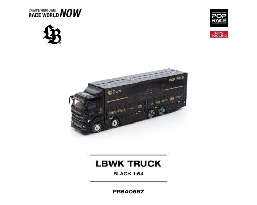Pop Race LBWK Truck Black Gold PR640557