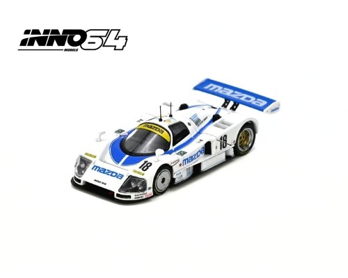 Inno64 Mazda 787B #18 24 Hrs LeMans 1991 White Blue IN64-787B-18LM91