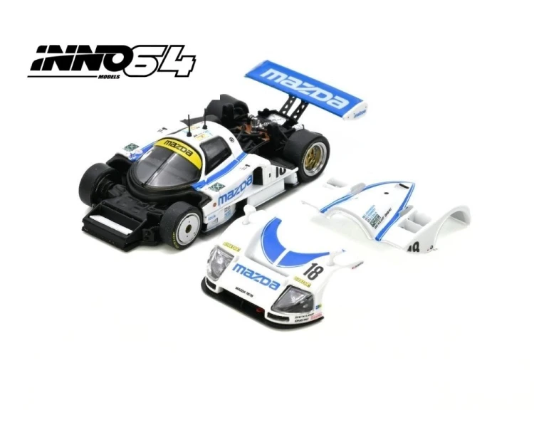 Inno64 Mazda 787B #18 24 Hrs LeMans 1991 White Blue IN64-787B-18LM91