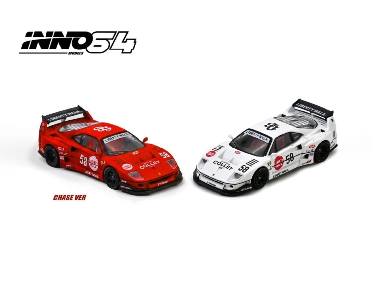 Inno64 LBWK Ferrari F40 Collect White IN64-LBWKF40-COLLET