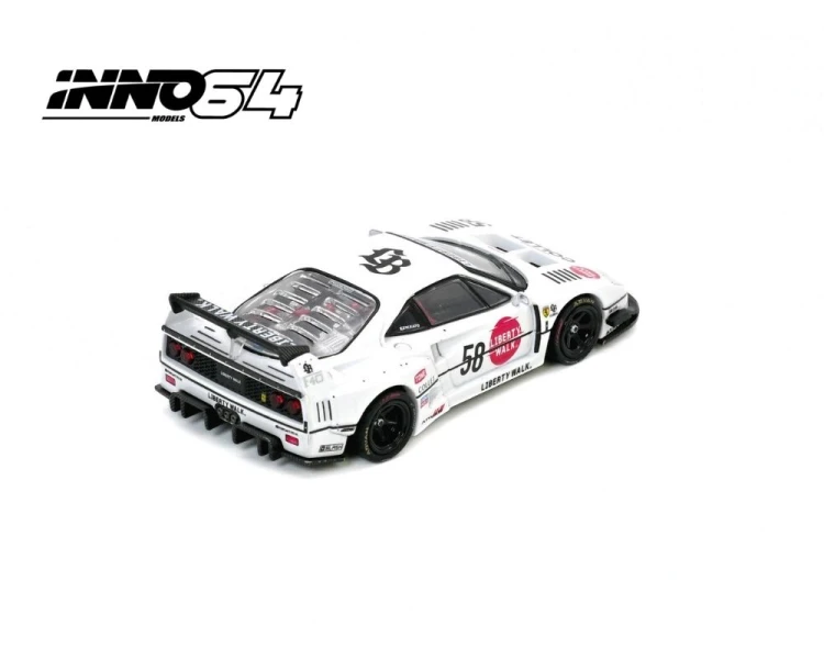 Inno64 LBWK Ferrari F40 Collect White IN64-LBWKF40-COLLET