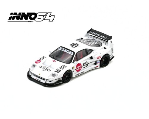 Inno64 LBWK Ferrari F40 Collect White IN64-LBWKF40-COLLET