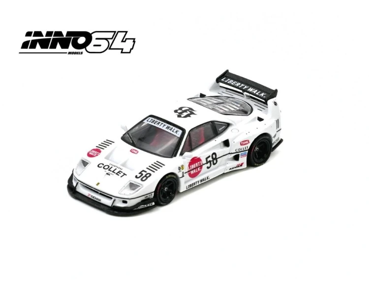 Inno64 LBWK Ferrari F40 Collect White IN64-LBWKF40-COLLET