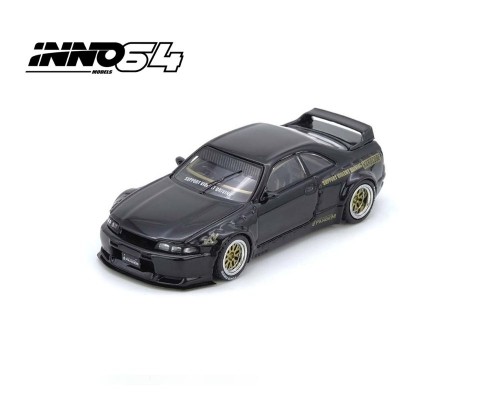 Inno64 Pandem Nissan GT-R BCNR33 Black IN64-R33P-BLA