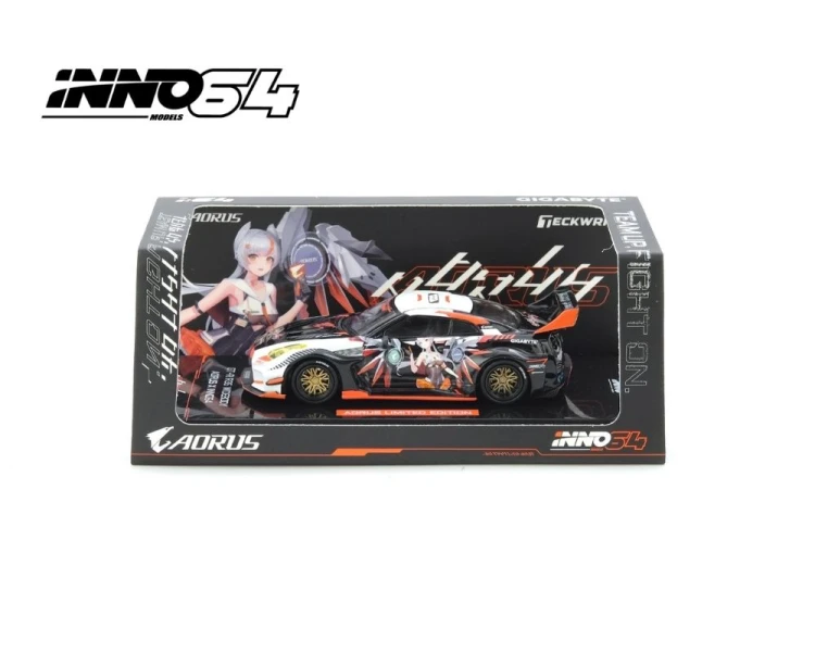 Inno64 Nissan GT-R R35 Widebody Aorus Limited Edition IN64-R35LB-AORUS
