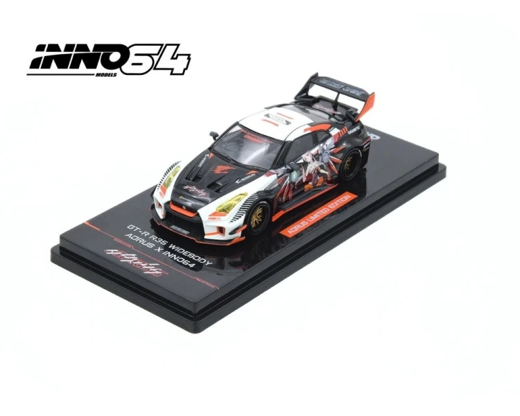 Inno64 Nissan GT-R R35 Widebody Aorus Limited Edition IN64-R35LB-AORUS