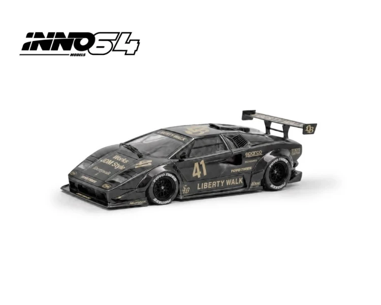 Inno64 Liberty Walk Lamborghini Countach White IN64-LBCOUNTACH-01