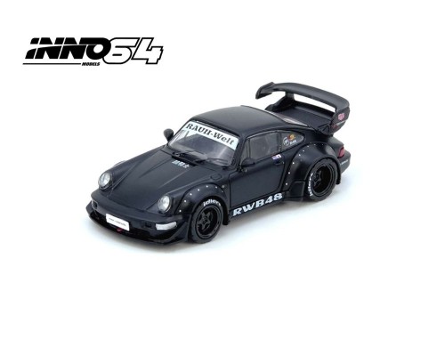 Inno64 Porsche RWB 964 Black Matt IN64-RWB964-BM