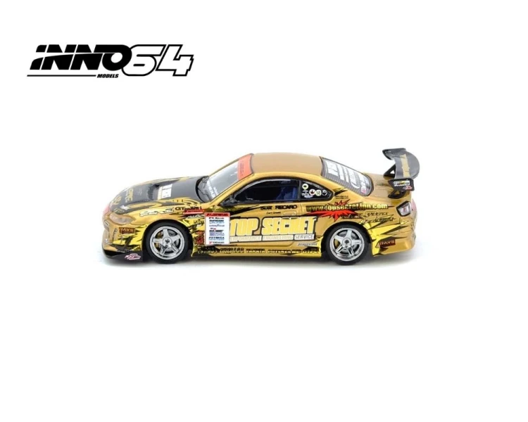 Inno64 Top Secret Nissan Silvia S15 Gold D1 Grand Prix Series Champion 2004 IN64-S15TS-D104