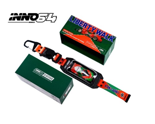 Inno64 x DStands LB-Super Silhouette Mazda RX7 FD3S Red Green IN64-DSTANDS-LB-FD3S