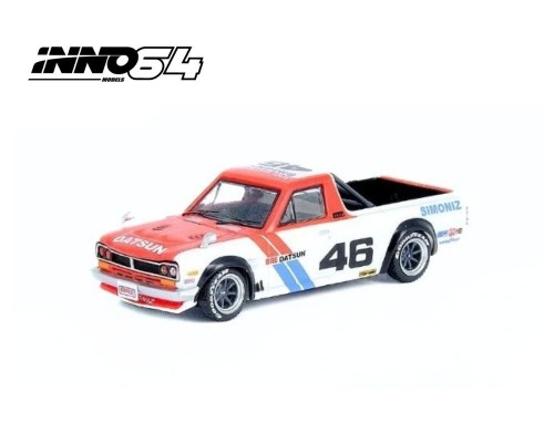 Inno64 Datsun Sunny Hakatora Pickup #46 BRE Red White Blue IN64HKT-BRE46