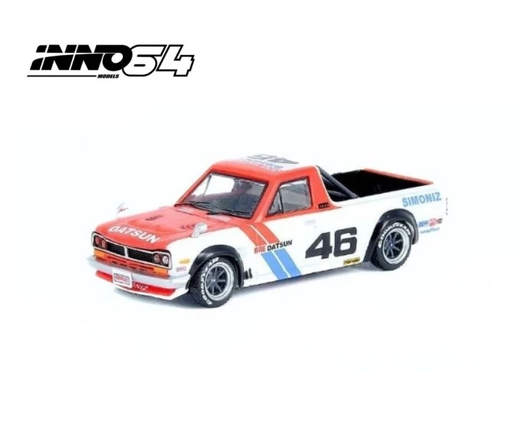 Inno64 Datsun Sunny Hakatora Pickup #46 BRE Red White Blue IN64HKT-BRE46