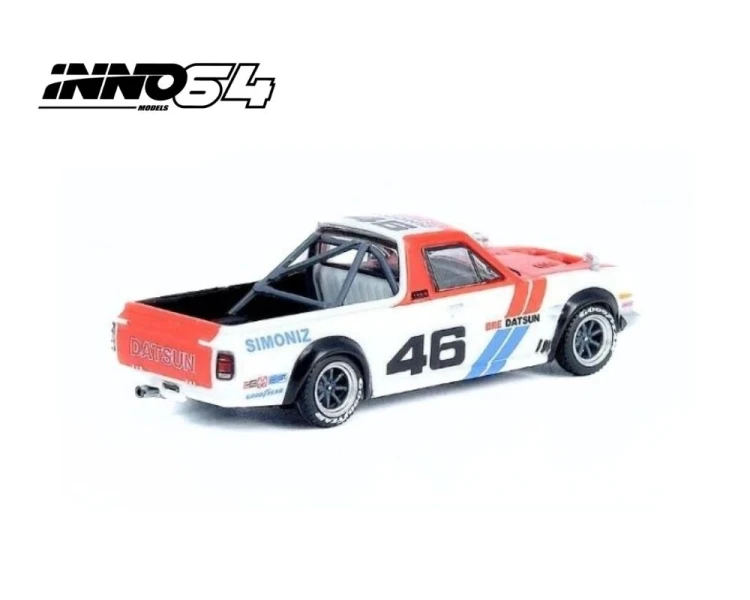 Inno64 Datsun Sunny Hakatora Pickup #46 BRE Red White Blue IN64HKT-BRE46