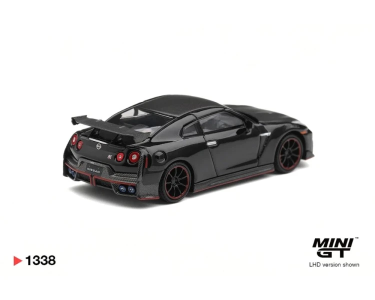 Mini GT #1338 Nissan GT-R R35 Nismo Black MGT01338