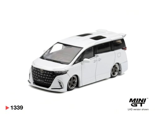 Mini GT #1339 Toyota Alphard 40 Kuhl White MGT01339
