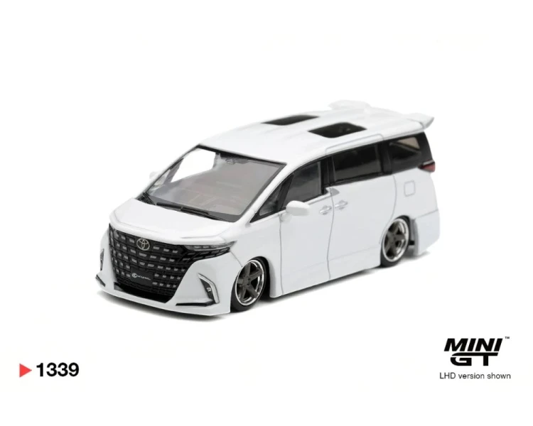 Mini GT #1339 Toyota Alphard 40 Kuhl White MGT01339