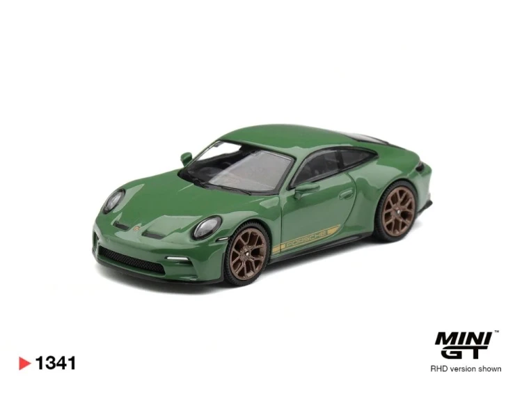 Mini GT #1341 Porsche 911 (992) GT3 Auratium Green MGT01341