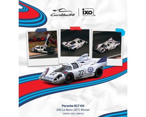 Tarmac Works Porsche 917 KH #22 24 Hrs LeMans Winner CWB64-002-LMRF22