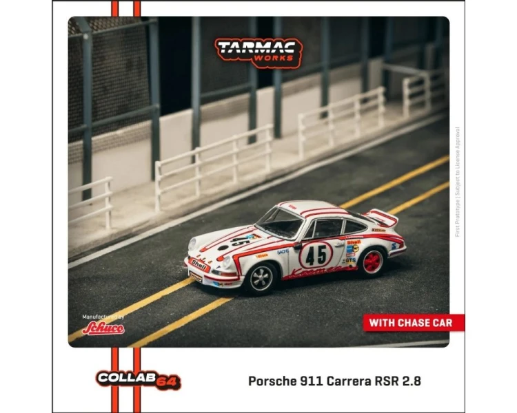Tarmac Works Porsche 911 Carrera RSR 2.8 #45 24 Hrs LeMans Winner T64S-023-73LM45