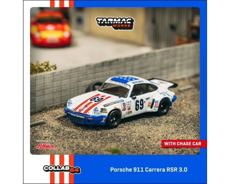 Tarmac Works Porsche 911 Carrera RSR 3.0 #69 24 Hrs LeMans T64S-024-75LM69