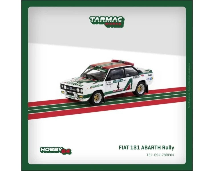 Tarmac Works Fiat 131 ABARTH Rally #4 Vinho do Porto Winner T64-094-78RP04