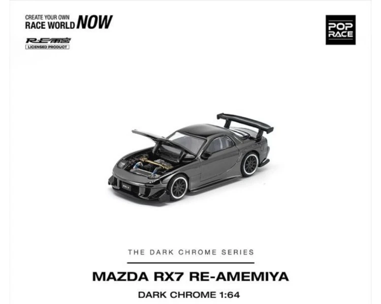 Pop Race Mazda RX-7 RE-Amemiya Dark Chrome PRDC016