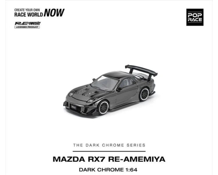 Pop Race Mazda RX-7 RE-Amemiya Dark Chrome PRDC016