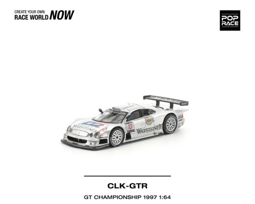 Pop Race Mercedes Benz AMG CLK GTR FIA GT Championship Silver PR640509