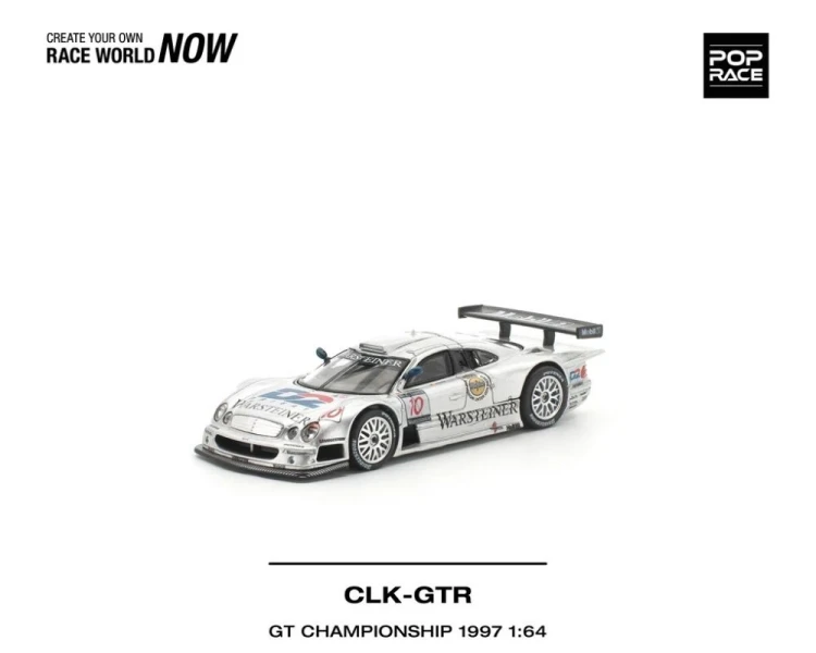 Pop Race Mercedes Benz AMG CLK GTR FIA GT Championship Silver PR640509