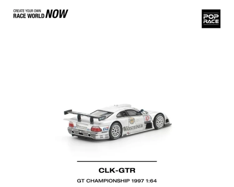Pop Race Mercedes Benz AMG CLK GTR FIA GT Championship Silver PR640509