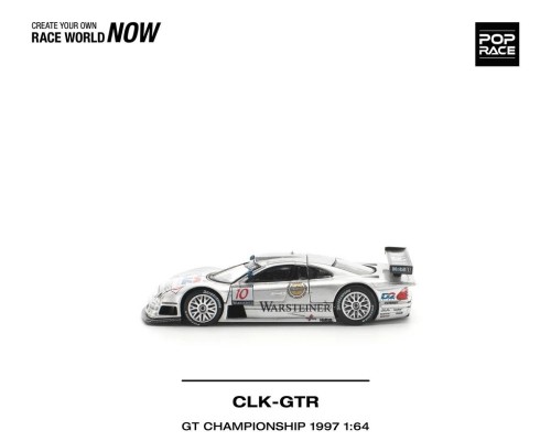 Pop Race Mercedes Benz AMG CLK GTR FIA GT Championship Silver PR640509
